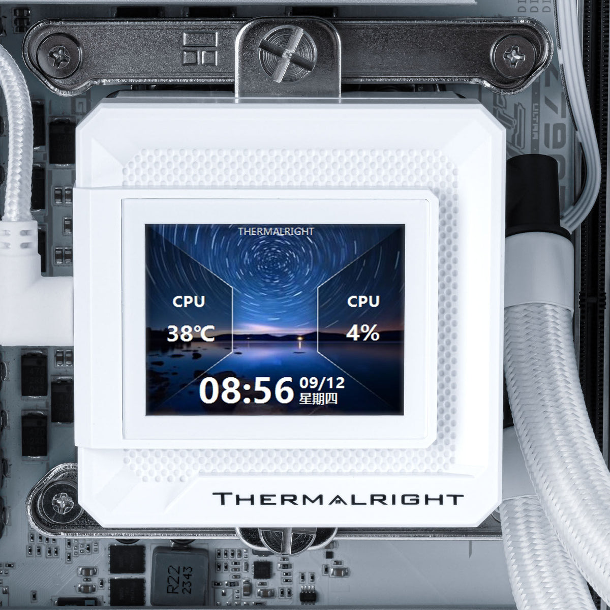 K Thermalright Frozen Warframe SE Wasserkühlung, ARGB - 360mm, weiß