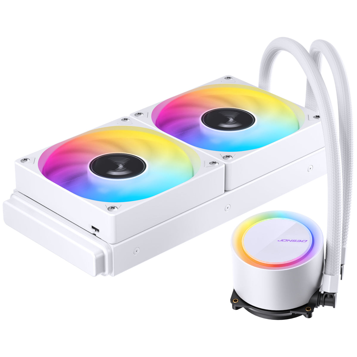 K Jonsbo TG-240 AiO Wasserkühlung, ARGB - 240mm, weiß