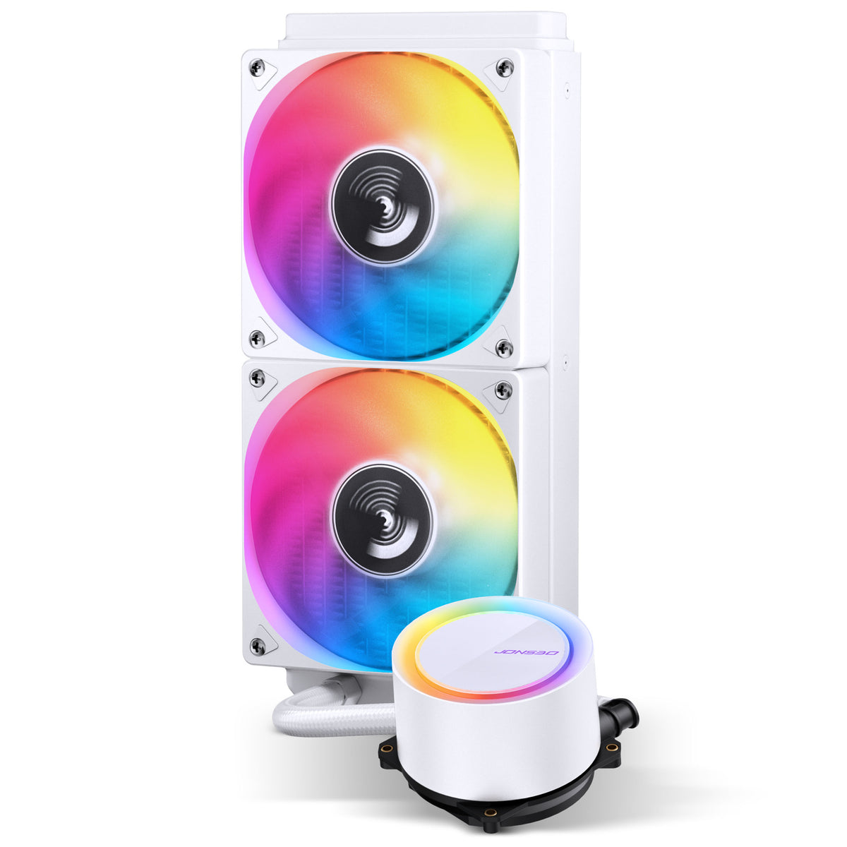 K Jonsbo TG-240 AiO Wasserkühlung, ARGB - 240mm, weiß