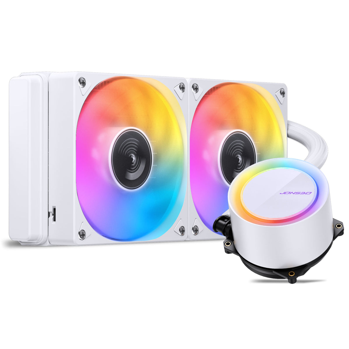 K Jonsbo TG-240 AiO Wasserkühlung, ARGB - 240mm, weiß