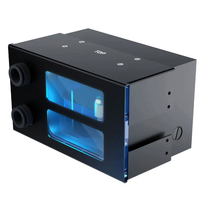 Alphacool ES 2U Ausgleichsbehälter für D5 mit Durchfluss-/Temperatursensor