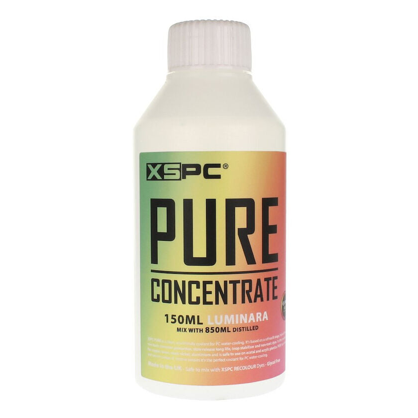 XSPC Pure Kühlmittelkonzentrat, 150 ml - klar, Luminara (RGB-Reaktiv)