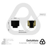 K Thermal Grizzly DeltaMate Extender - MF14 (noir)