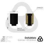 K Thermal Grizzly DeltaMate Extender - MF28 (noir)