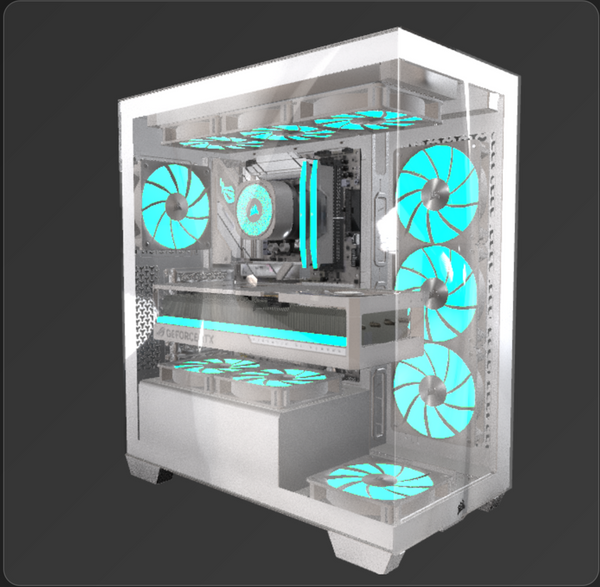 Corsair White Gaming PC | RTX 5080 & Ryzen 7 9850X3D