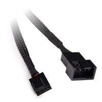 K Alphacool Lüfterkabel 4-Pin auf 4-Pin Verlängerung 30cm - schwarz