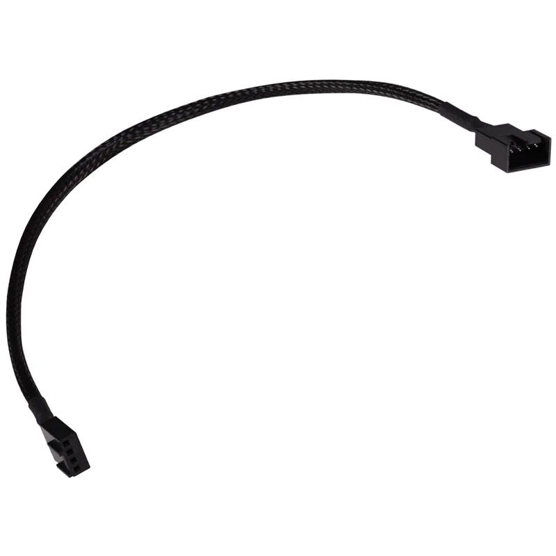 K Alphacool Lüfterkabel 4-Pin auf 4-Pin Verlängerung 30cm - schwarz