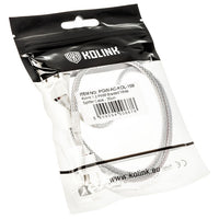 Kolink 1-2 PWM Lüfter Splitterkabel - 35cm, geflochten, weiß