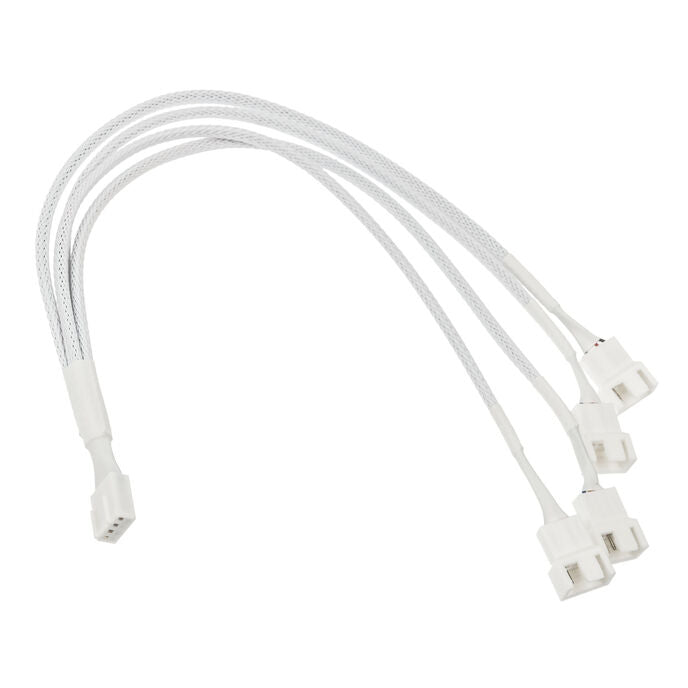 Kolink 1-4 PWM Lüfter Splitterkabel - 35cm, geflochten, weiß