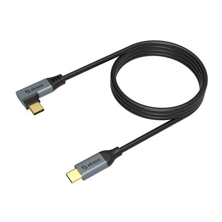 Akasa Right Angle USB type-C 100W PD Charging Cable