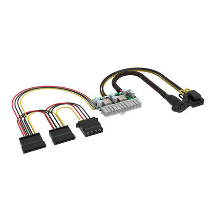 Akasa Compact Power 200, 24-Pin ATX, 4-Pin Power DIN - 200 Watt
