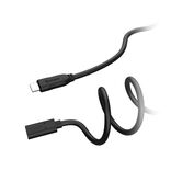 Akasa Type-C Extension Cable C(M) to C(F), 1,2 m - schwarz