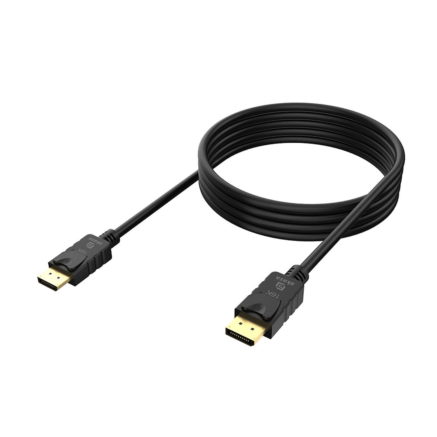 Akasa 16K DisplayPort Kabel - 2m, schwarz