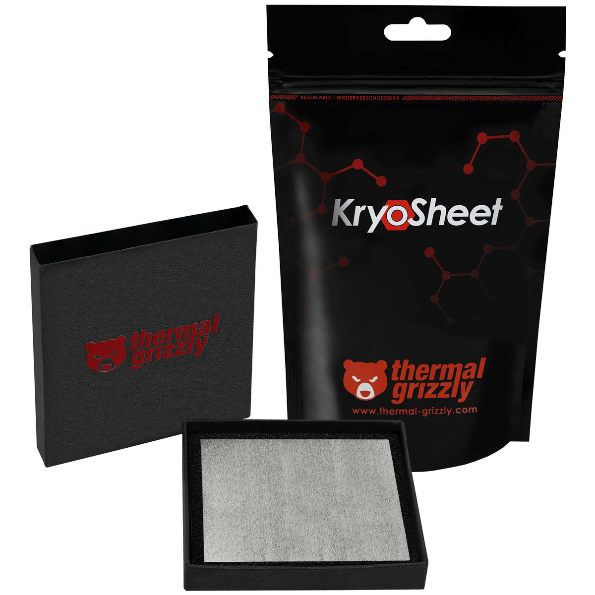 K Thermal Grizzly Kryosheet 68 x 51 mm (anthrazit)