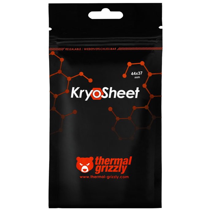 K Thermal Grizzly KryoSheet 44x37 mm (anthrazit)