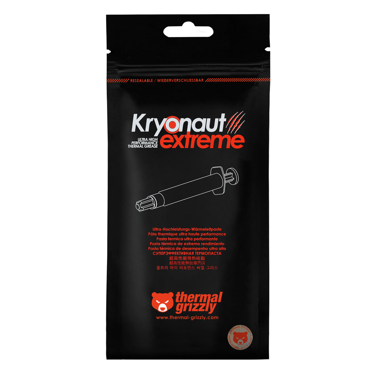 K Thermal Grizzly Thermal Grizzly Kryonaut Extreme - 6g