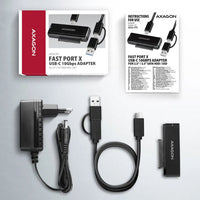 AXAGON ADSA-FPX FastPortX SATA zu USB-C 3.1 Adapter - schwarz