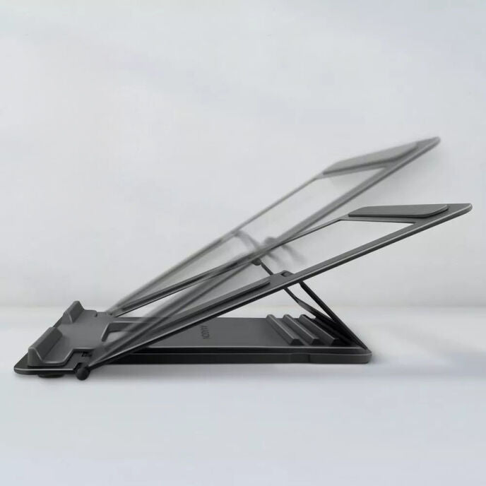 AXAGON STND-L Laptopständer, 10 bis 16 Zoll - aluminium, grau