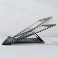 AXAGON STND-L Laptopständer, 10 bis 16 Zoll - aluminium, grau