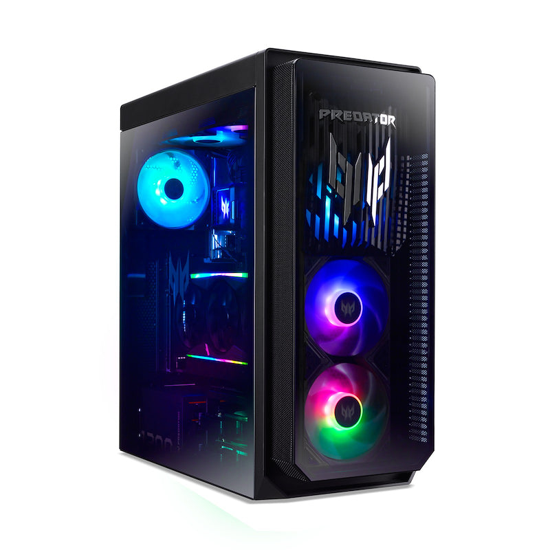 Acer Predator Orion 7000 PO7-660 Intel Core Ultra 7 265KF 32 GB DDR5-SDRAM 2 TB SSD NVIDIA GeForce RTX 5090 Windows 11 Home Desktop PC Schwarz