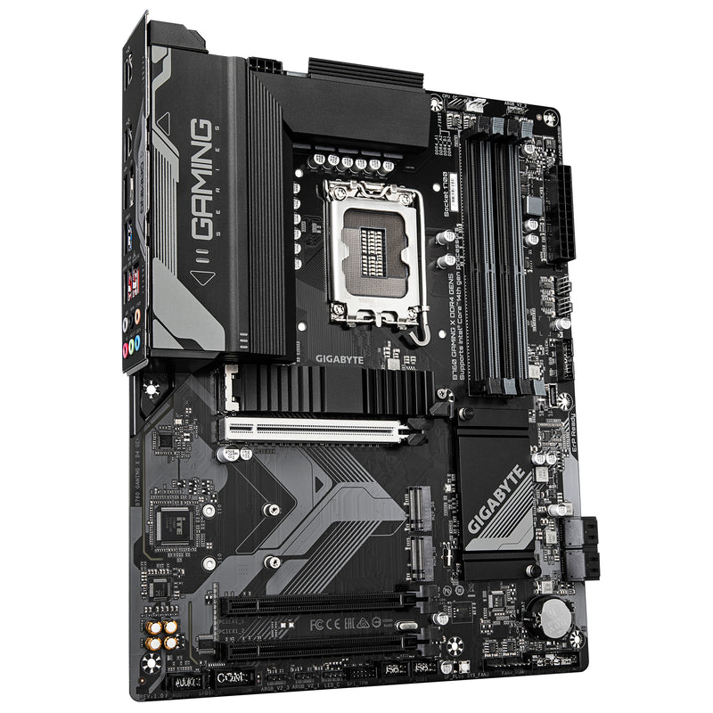 GIGABYTE B760 GAMING X DDR4 GEN5 Mainboard – Unterstützt Intel Core Prozessoren der 14. Generation, 8+1+1 Phasen VRM, bis zu 5333 MHz DDR4 (OC), 3xPCIe 4.0 M.2, 2.5GbE LAN, USB 3.2 Gen 2