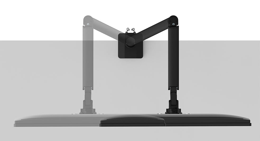Neomounts DS70-250BL1 Monitorarm 17-35" - Gasfeder - Topfix - 180°-Stopp
