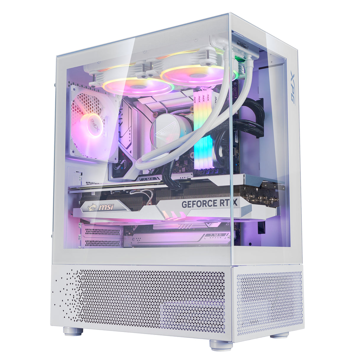XPG INVADER X MINI KOMPAKTES MID-TOWER-GEHÄUSE Weiß