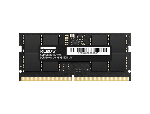 Klevv SO-DIMM Speichermodul 16 GB 1 x 16 GB DDR5 5600 MT/s 262-pin SO-DIMM