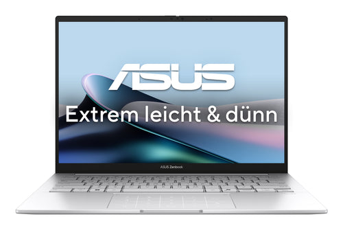 ASUS Zenbook 14 OLED UX3405CA-PZ092X Intel Core Ultra 9 285H Laptop 35,6 cm (14") Touchscreen WQXGA+ 32 GB LPDDR5x-SDRAM 1 TB SSD Wi-Fi 7 (802.11be) Windows 11 Pro Deutsch Silber