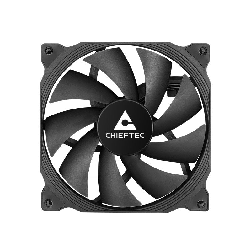 Chieftec ZF-1225PWM Computerkühlsystem Computergehäuse Ventilator 12 cm Schwarz 1 Stück(e)