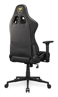 COUGAR Gaming-Stuhl Armor One V2 Gold F, PVC/Stoff, Schwarz