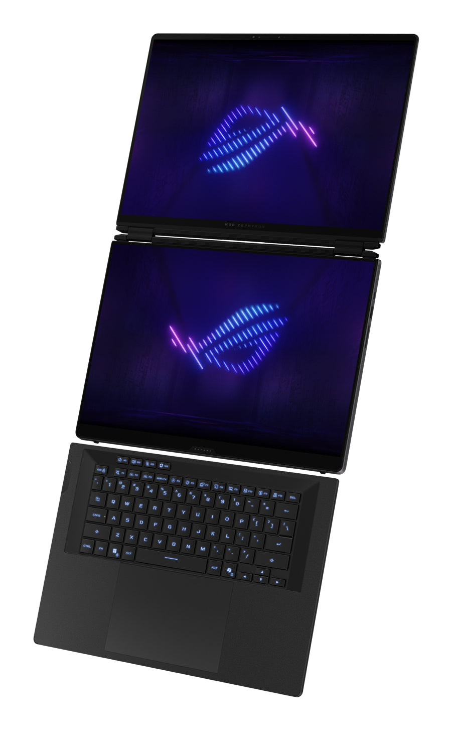 ASUS ROG Zephyrus Duo GX651AX-SR028W Intel Core Ultra 9 386H Hybrid (2-in-1) 40,6 cm (16") Touchscreen 3K 64 GB LPDDR5x-SDRAM 2 TB SSD NVIDIA GeForce RTX 5090 Wi-Fi 7 (802.11be) Windows 11 Home Grau