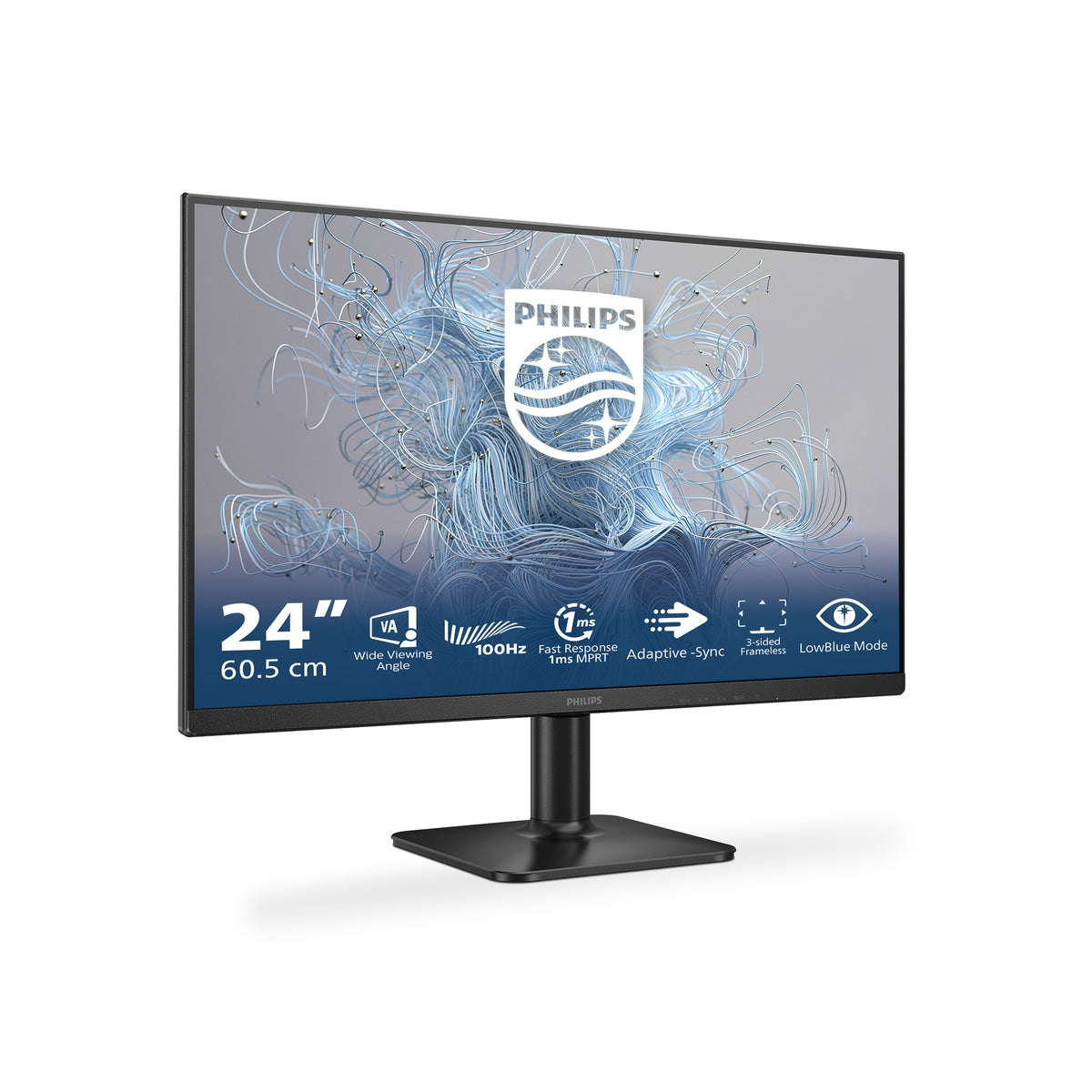 Philips 1000 series 24E2N1100LB/00 Computerbildschirm 60,5 cm (23.8") 1920 x 1080 Pixel Full HD LCD Schwarz
