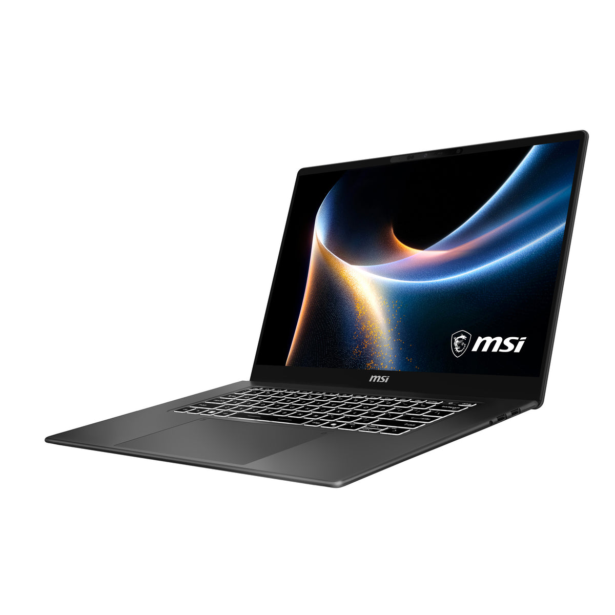 MSI Prestige 16 AI+ C3MG-010FR Copilot+ PC Intel Core Ultra X9 388H Laptop 40,6 cm (16") 2.8K 32 GB LPDDR5x-SDRAM 2 TB SSD Wi-Fi 7 (802.11be) Windows 11 Home Grau Französisch