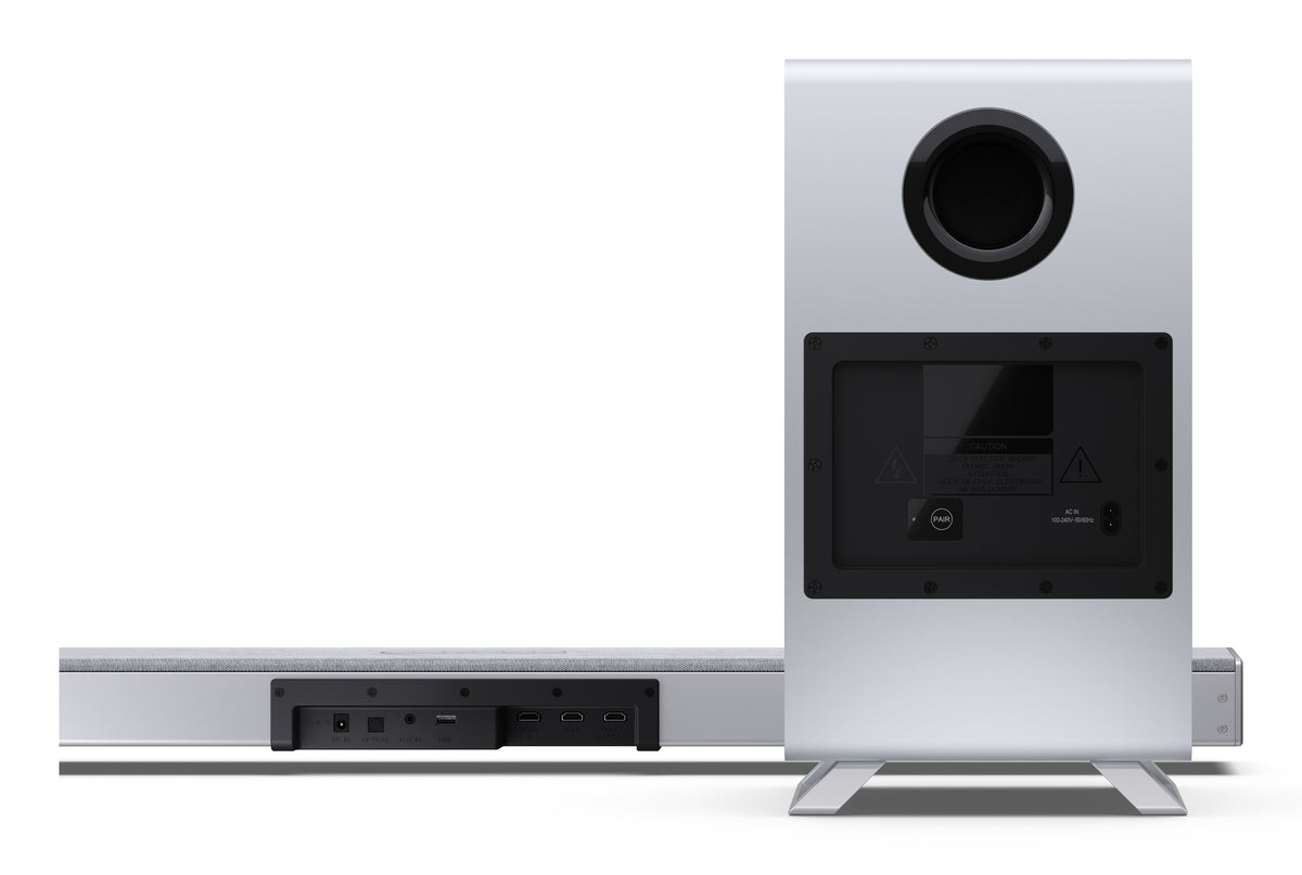 Sharp HT-SBW53121(SL) Soundbar-Lautsprecher Silber 3.1.2 Kanäle 182 W