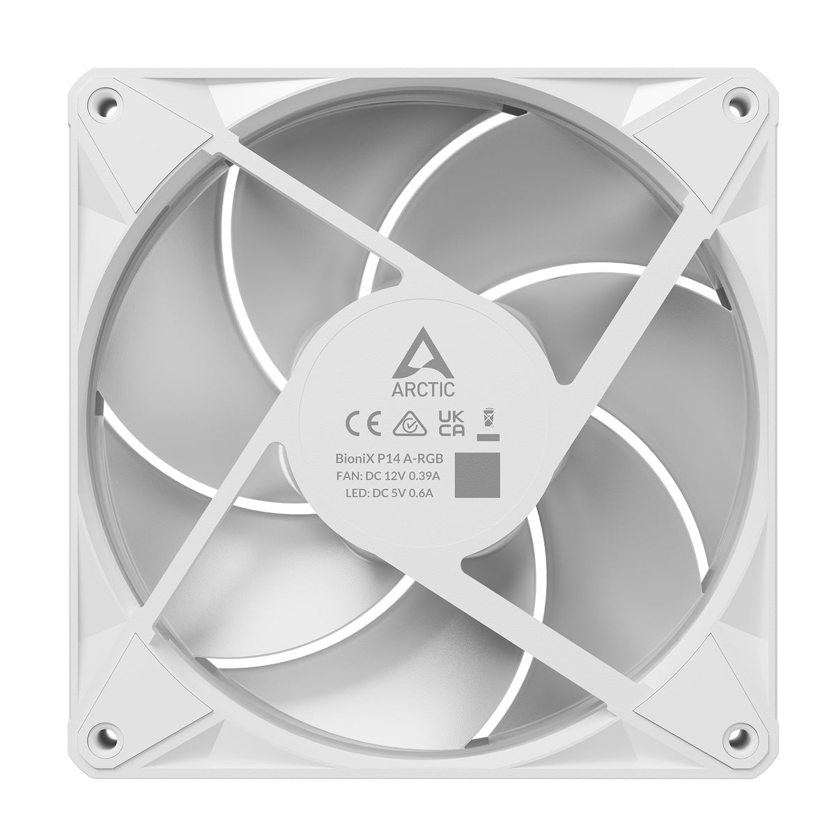ARCTIC BioniX P14 A-RGB (White) 140 mm PWM-Lüfter mit Daiy Chain