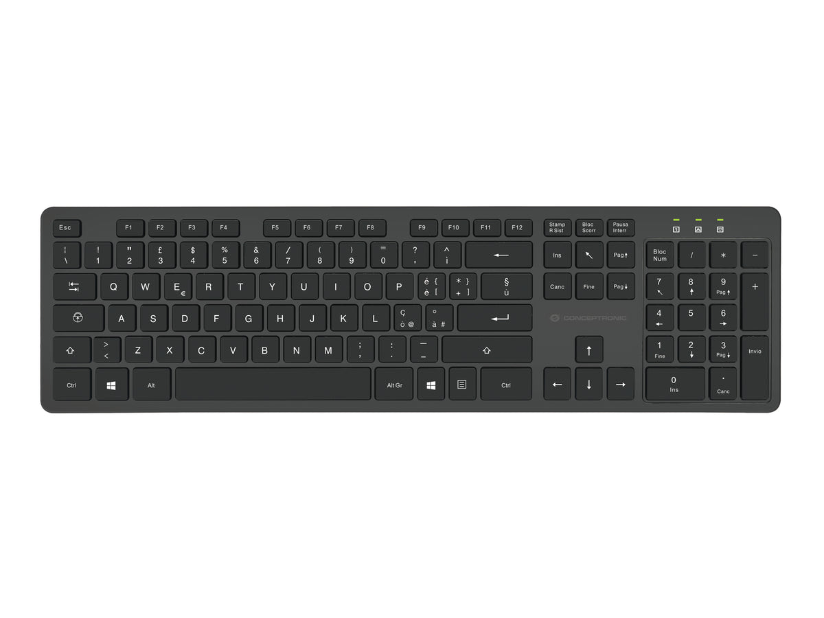 Conceptronic Kabellose Tastatur- und Maus-Kombination, Italienisches Layout