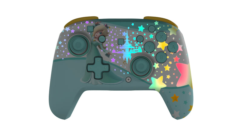 Turtle Beach Rematch-Controller: Rosalina – Offiziell lizenziert für Nintendo Switch 1 und 2, kabellos, TMR-Thumbsticks, anpassbares RGB, wiederaufladbarer Akku