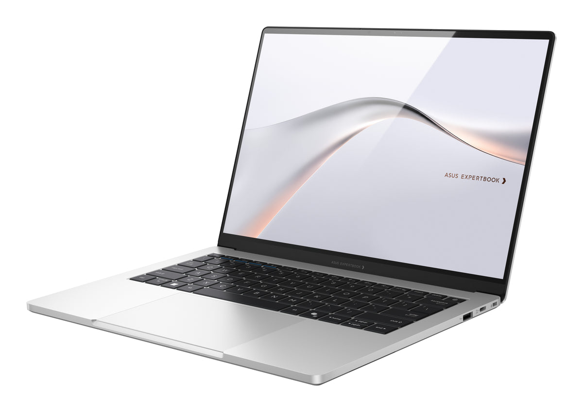 ASUS ExpertBook A7406CMA-U90152X Intel Core 7 350 Laptop 35,6 cm (14") WQXGA+ 16 GB LPDDR5x-SDRAM 512 GB SSD Wi-Fi 6E (802.11ax) Windows 11 Pro Silber QWERTZ Deutsch