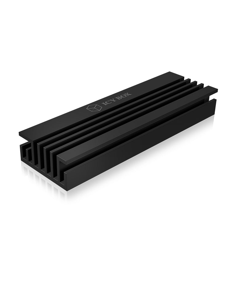 ICY BOX IB-M2HS-70, Kühlkörperset für M.2 2280 SSD, Aluminium, 10 mm dick
