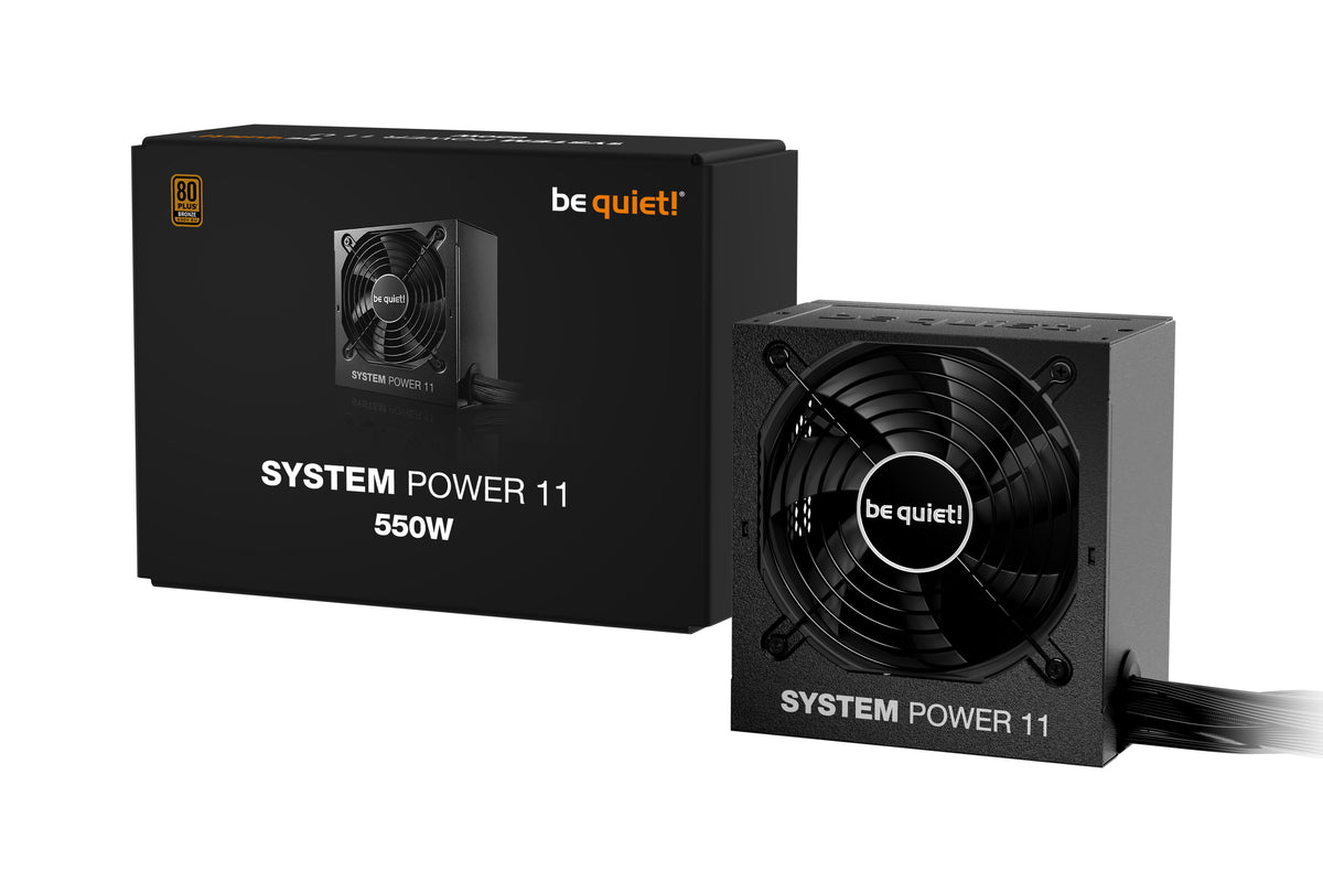be quiet! System Power 11 550W Netzteil 20+4 pin ATX ATX Schwarz