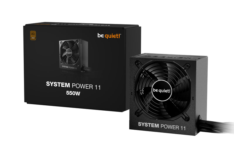 be quiet! System Power 11 550W Netzteil 20+4 pin ATX ATX Schwarz