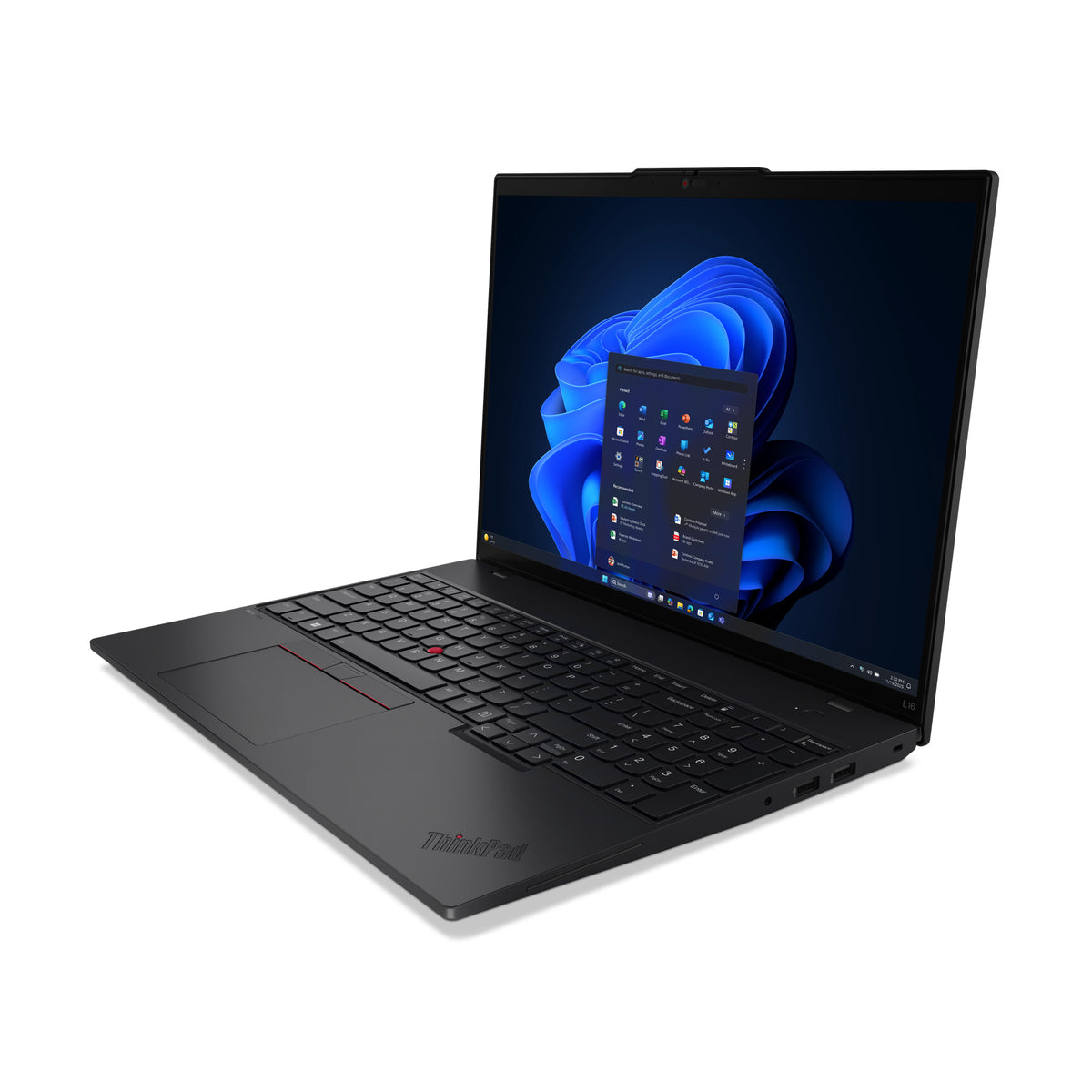 Lenovo ThinkPad L16 Gen 2 (Intel) Intel Core Ultra 7 255U Laptop 40,6 cm (16") WUXGA 32 GB DDR5-SDRAM 1 TB SSD Wi-Fi 6E (802.11ax) Windows 11 Pro Deutsch Schwarz