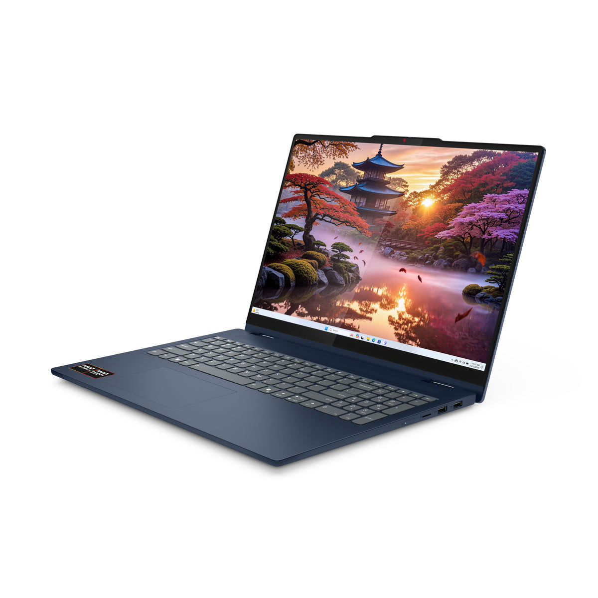 Lenovo IdeaPad 5 2-in-1 16AKP10 Copilot+ PC AMD Ryzen AI 5 340 Hybrid (2-in-1) 40,6 cm (16") Touchscreen WUXGA 16 GB LPDDR5x-SDRAM 512 GB SSD Wi-Fi 7 (802.11be) Windows 11 Home Blau Deutsch