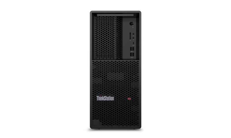 Lenovo ThinkStation P3 Tower Intel® Core™ i7 i7-14700K 32 GB DDR5-SDRAM 512 GB SSD Windows 11 Pro Arbeitsstation Schwarz