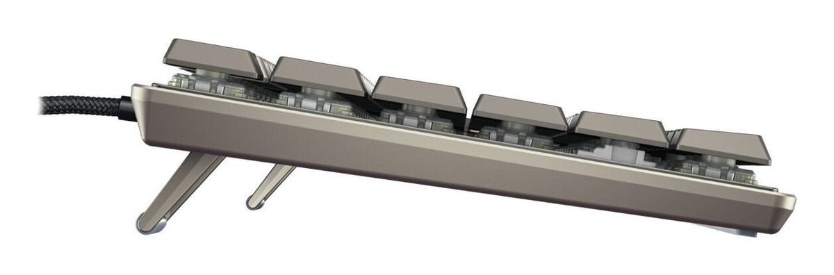 CHERRY KC 500 MX LP TKL Tastatur Heimbüro USB QWERTZ Deutsch Grau