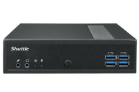 Shuttle XPC Slim PC System DL3000EP, Intel N100, Win10 IoT, 8GB RAM, 128GB SSD M.2 (NVMe), 2x LAN (2x 2.5Gbit), 2xCOM, 1xHDMI, 1xDP, 1x VGA, lüfterlos, 24/7 Dauerbetrieb