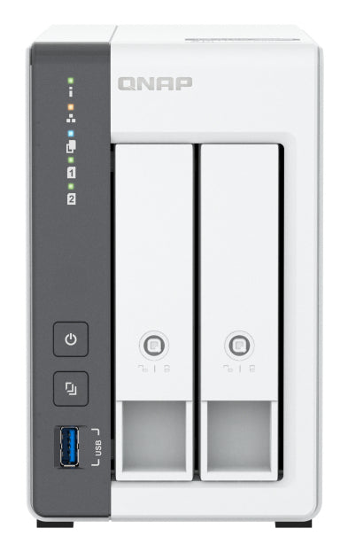 QNAP TS-216G NAS & Speicherserver Tower Cortex-A Cortex-A55 4 GB HDD Weiß
