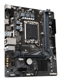 GIGABYTE H610M K DDR4 Mainboard - Unterstützt Intel Core Prozessoren 14th Gen CPUs, 3+1+1 Phases Hybrid Power Design, up to 3200MHz DDR4, 1xPCIe 3.0 M.2, GbE LAN, USB 3.2 Gen 1