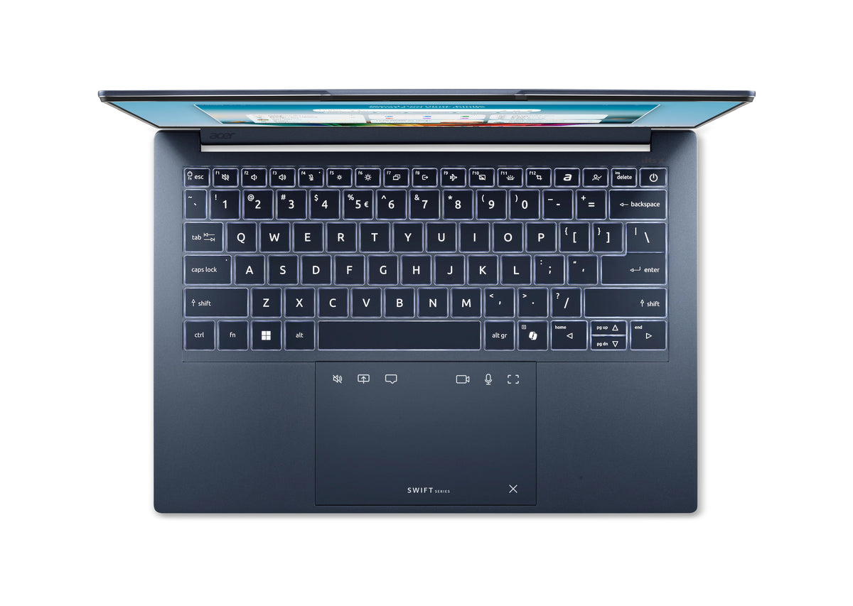Acer Swift Go 14 AI Intel SFG14-I71-77CS Copilot+ PC Intel Core Ultra 7 355 Laptop 35,6 cm (14") WUXGA 16 GB LPDDR5x-SDRAM 512 GB SSD Wi-Fi 7 (802.11be) Windows 11 Home Blau